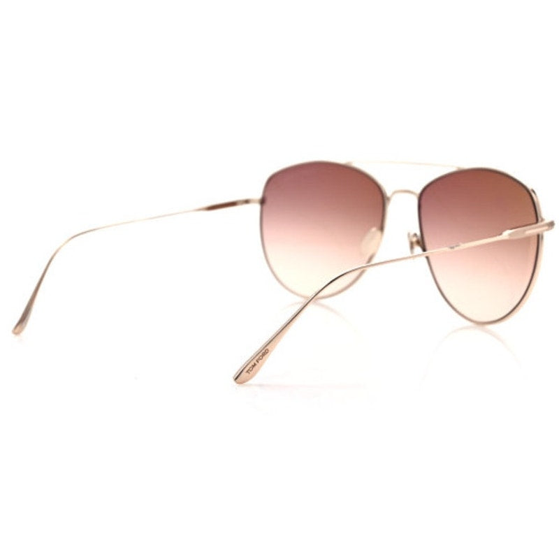 Titanium Milla Aviator Sunglasses TF784 Gold