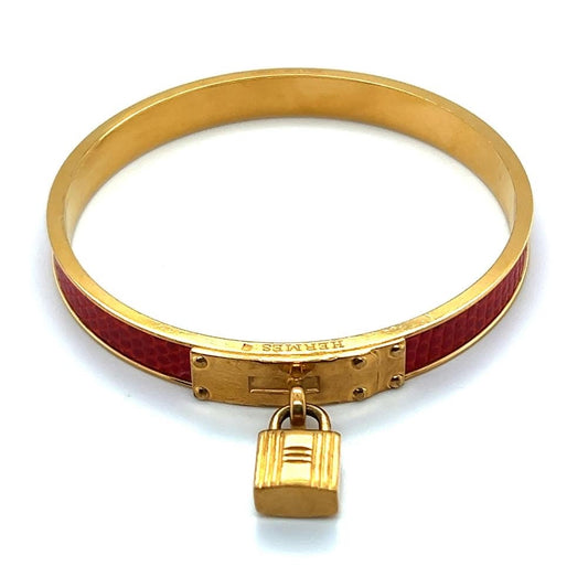 Hermes Kelly Lock Red Lizard