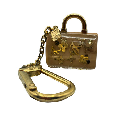 Louis Vuitton Speedy Gold Keychain