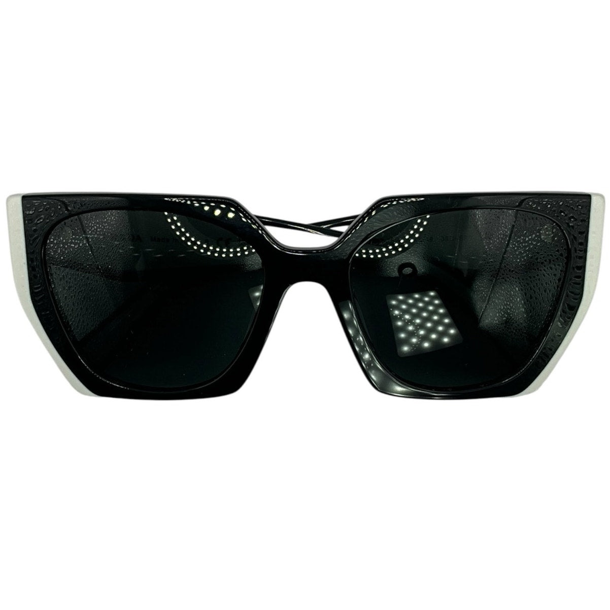 Prada Black/Talc-Dark Grey Sunglasses