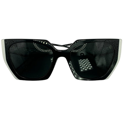 Prada Black/Talc-Dark Grey Sunglasses