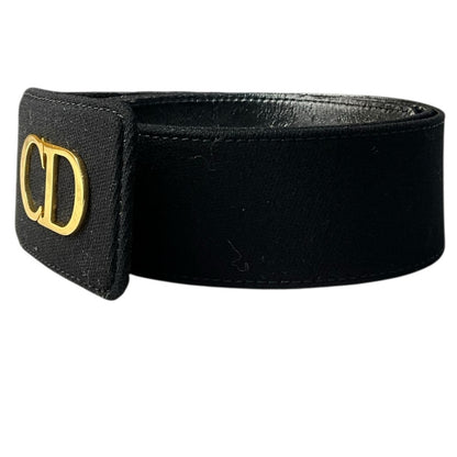 Christian Dior Leather and Cloth Belt
