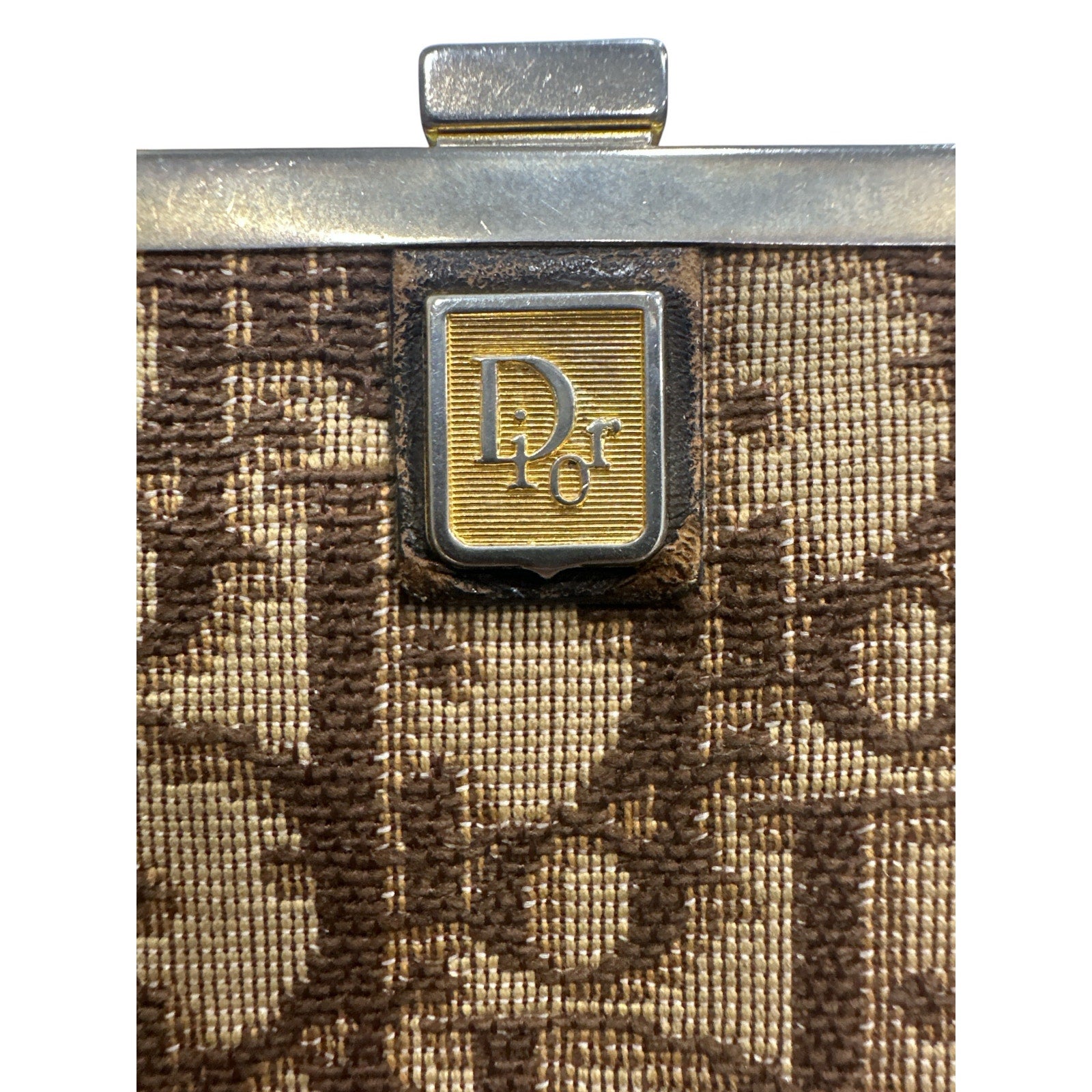 Dior Trotter Kisslock Coin Purse