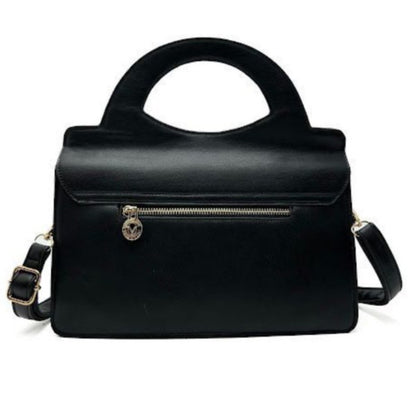 Valentino Orlandi Black Quilted Handbag