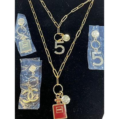 Gold-Tone Charm Set
