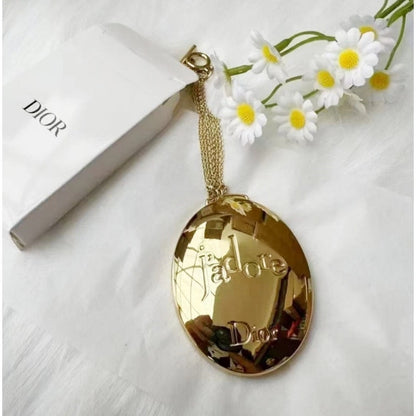 Dior J’Adore Gold Pocket Mirror Pendant – Luxe Compact Mirror | GWP Edition