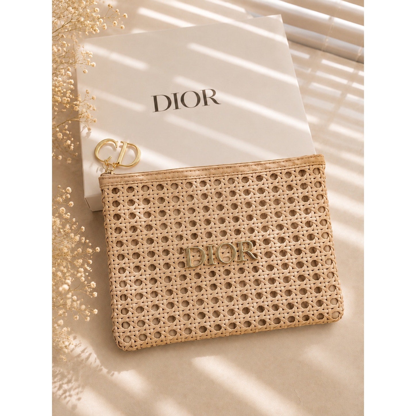 Dior Beauty Wicker Makeup Pouch (GWP) – 2026 Summer Design