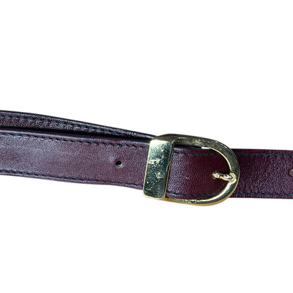 11. Balenciaga Burgundy Monogram Shoulder Bag