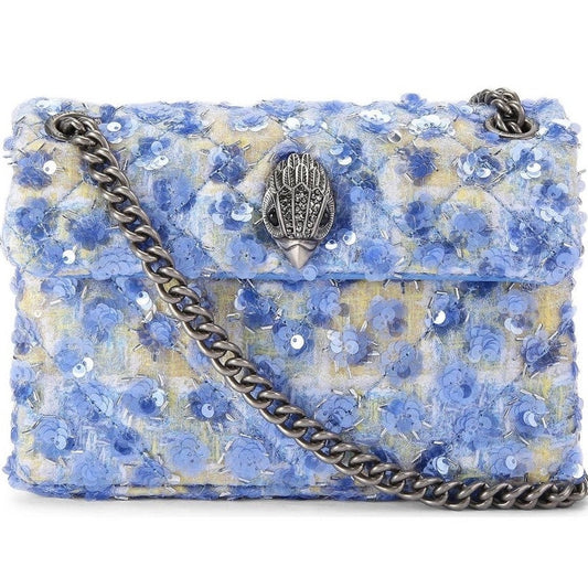 Kurt Geiger 
Mini Kensington crossbody bag with blue sequins