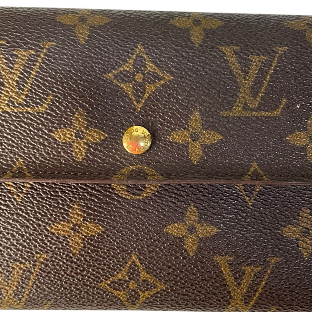 Louis Vuitton Monogram Porte Monnaie Tresor Long Wallet