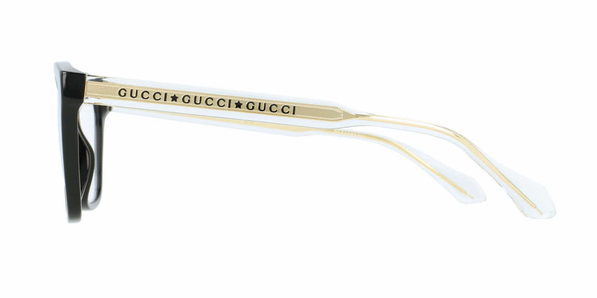 Gucci Black/Gold Eye Glasses - Clairely Amazing