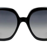 Gucci Women's Black-Blue/Grey Gradient Lenses Sunglasses - Clairely Amazing