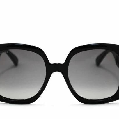 Gucci Women's Black-Blue/Grey Gradient Lenses Sunglasses - Clairely Amazing