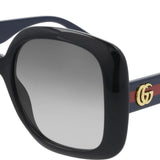 Gucci Women's Black-Blue/Grey Gradient Lenses Sunglasses - Clairely Amazing