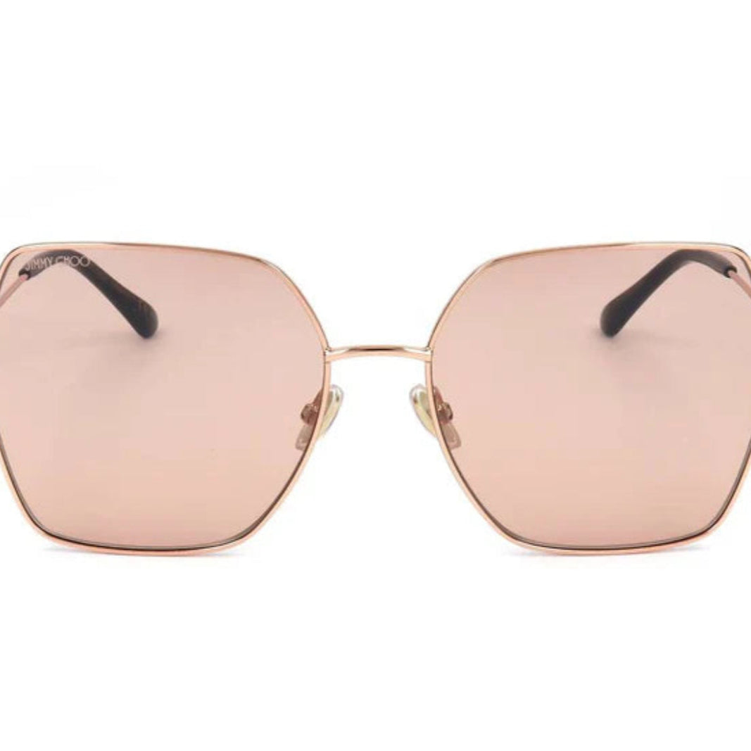 Jimmy Choo Gold Rose Gold Sunglasses - Clairely Amazing