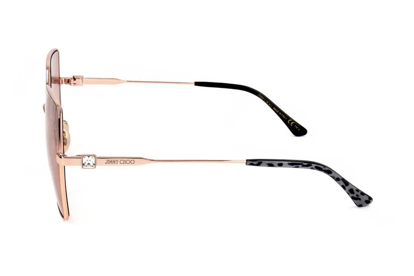 Jimmy Choo Gold Rose Gold Sunglasses - Clairely Amazing