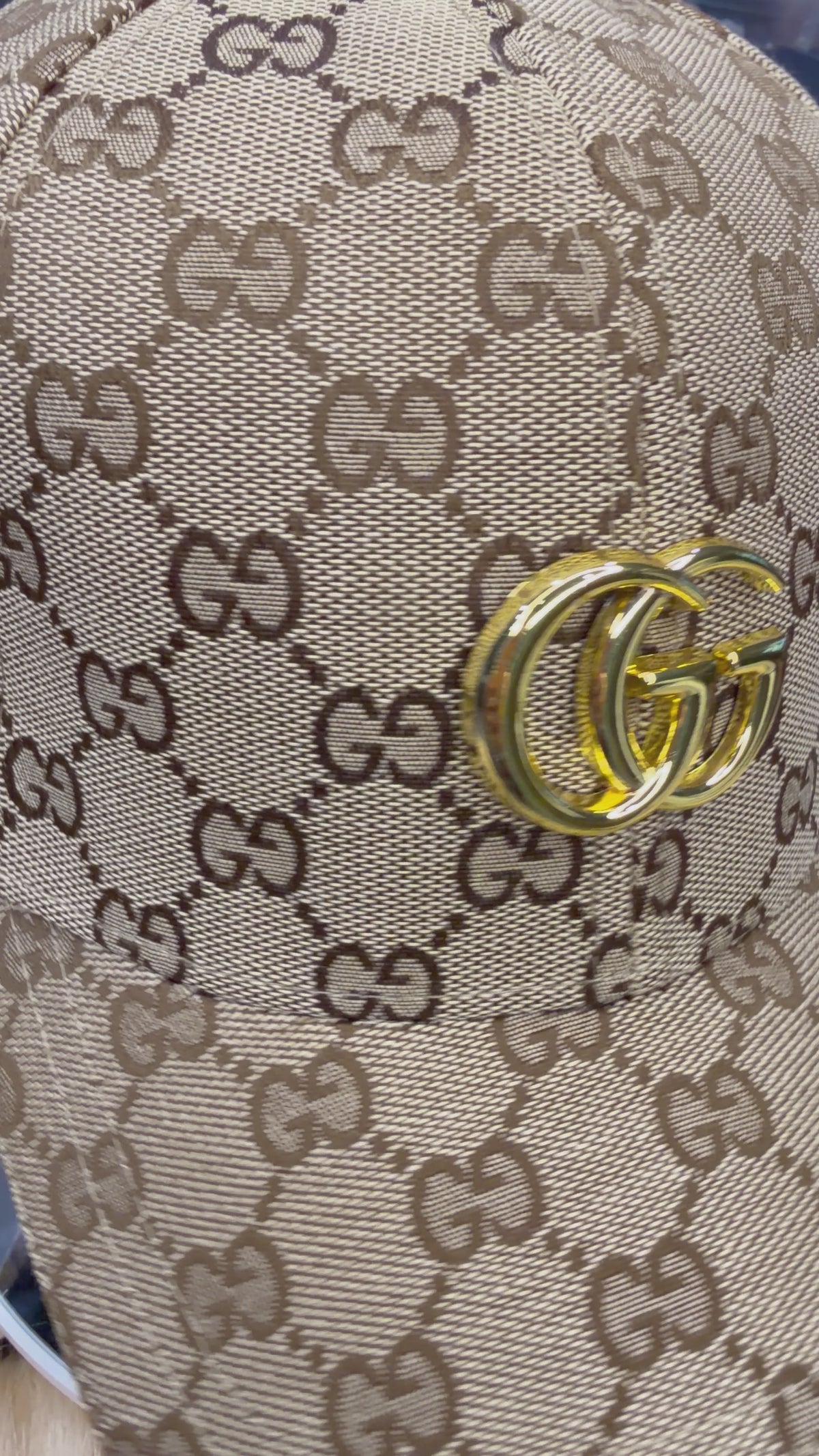 Luxury-Inspired Fashion Monogram Baseball Cap – Adjustable Designer Style Cap