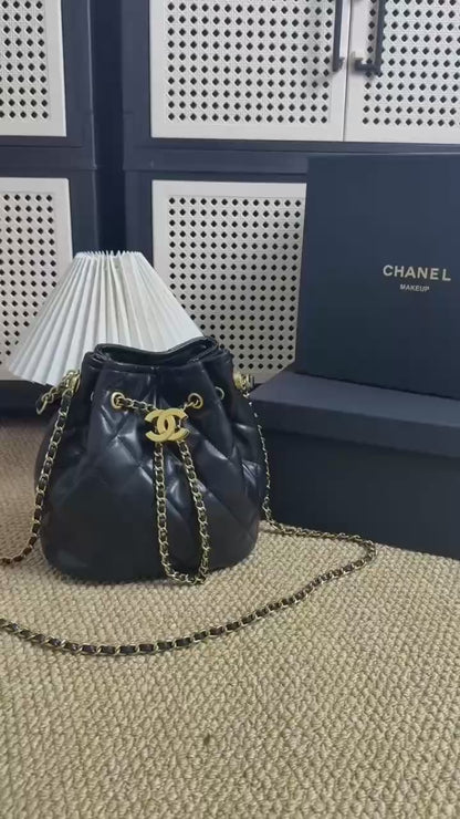 PREORDER DEPOSIT ONLY – Chanel Gold Coin Bucket Bag (GWP)