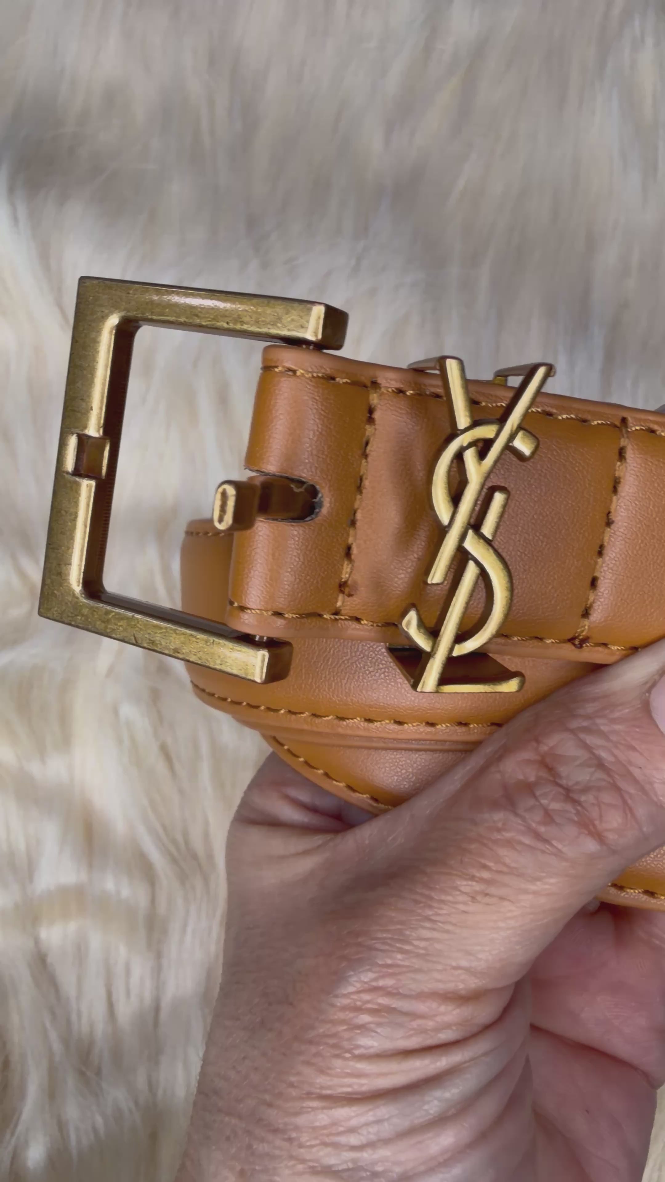 Luxe Gold Accent Fashion Belt