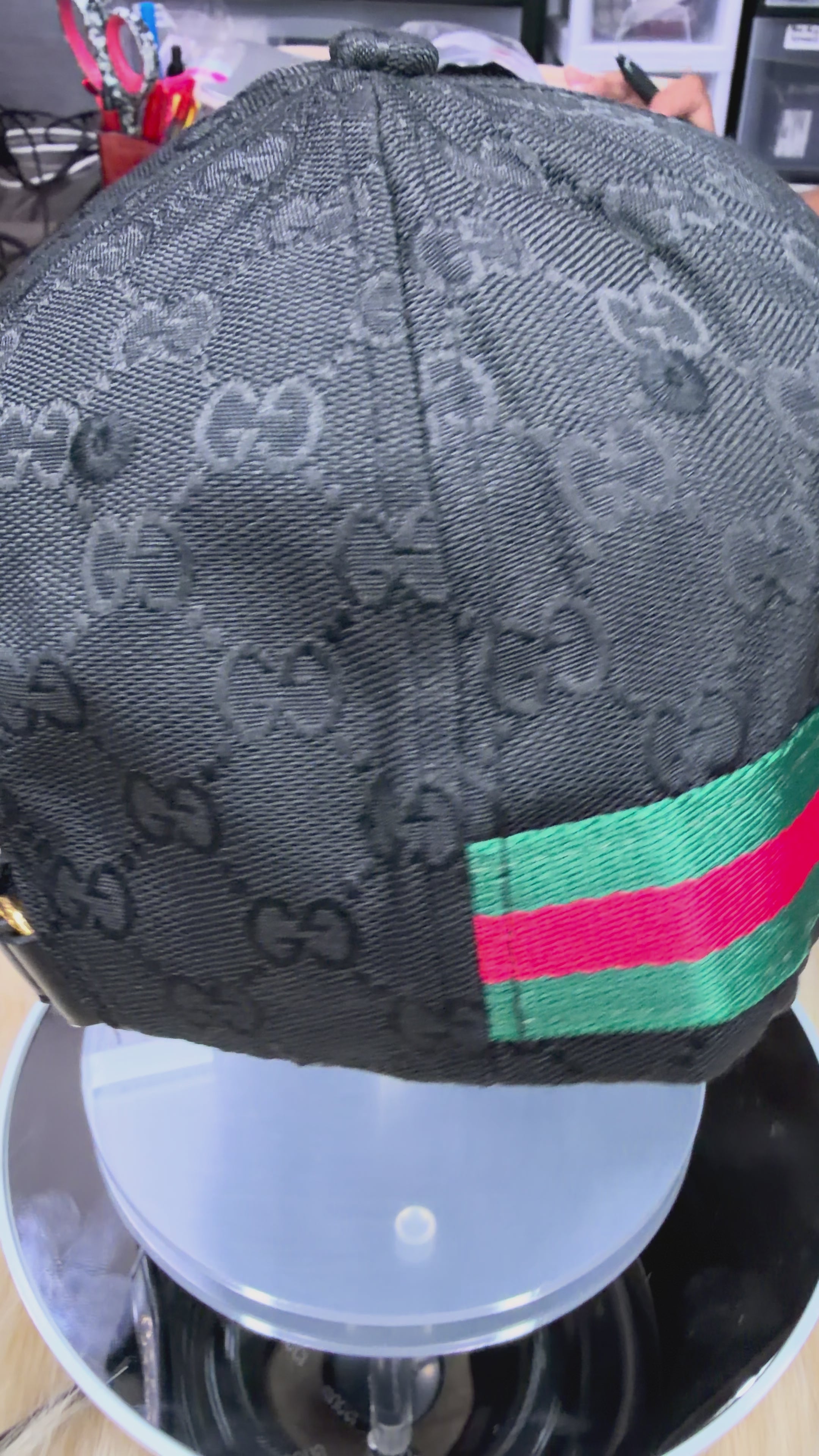 Luxury-Inspired Fashion Monogram Baseball Cap – Adjustable Designer Style Cap