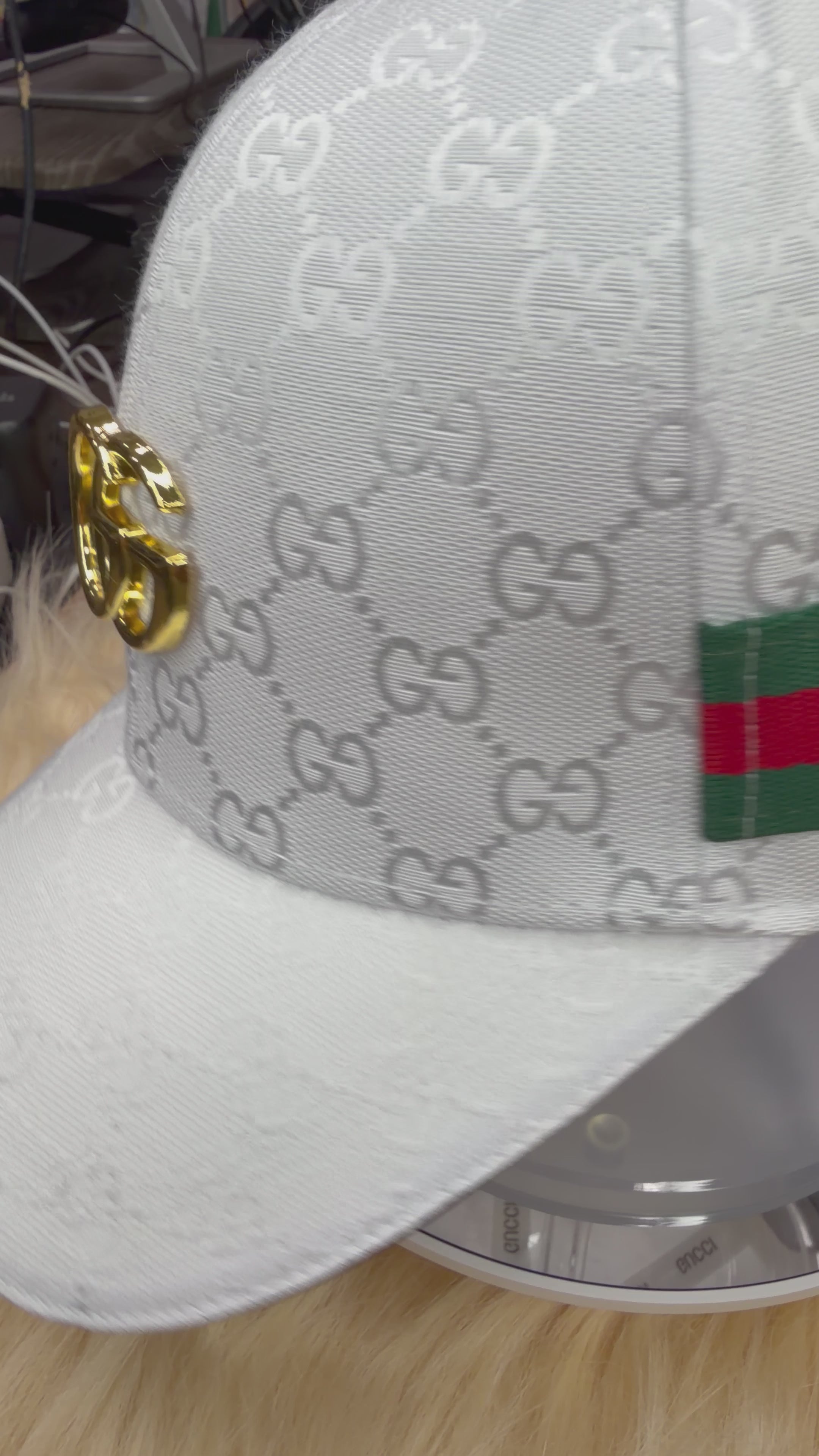 Luxury-Inspired Fashion Monogram Baseball Cap – Adjustable Designer Style Cap