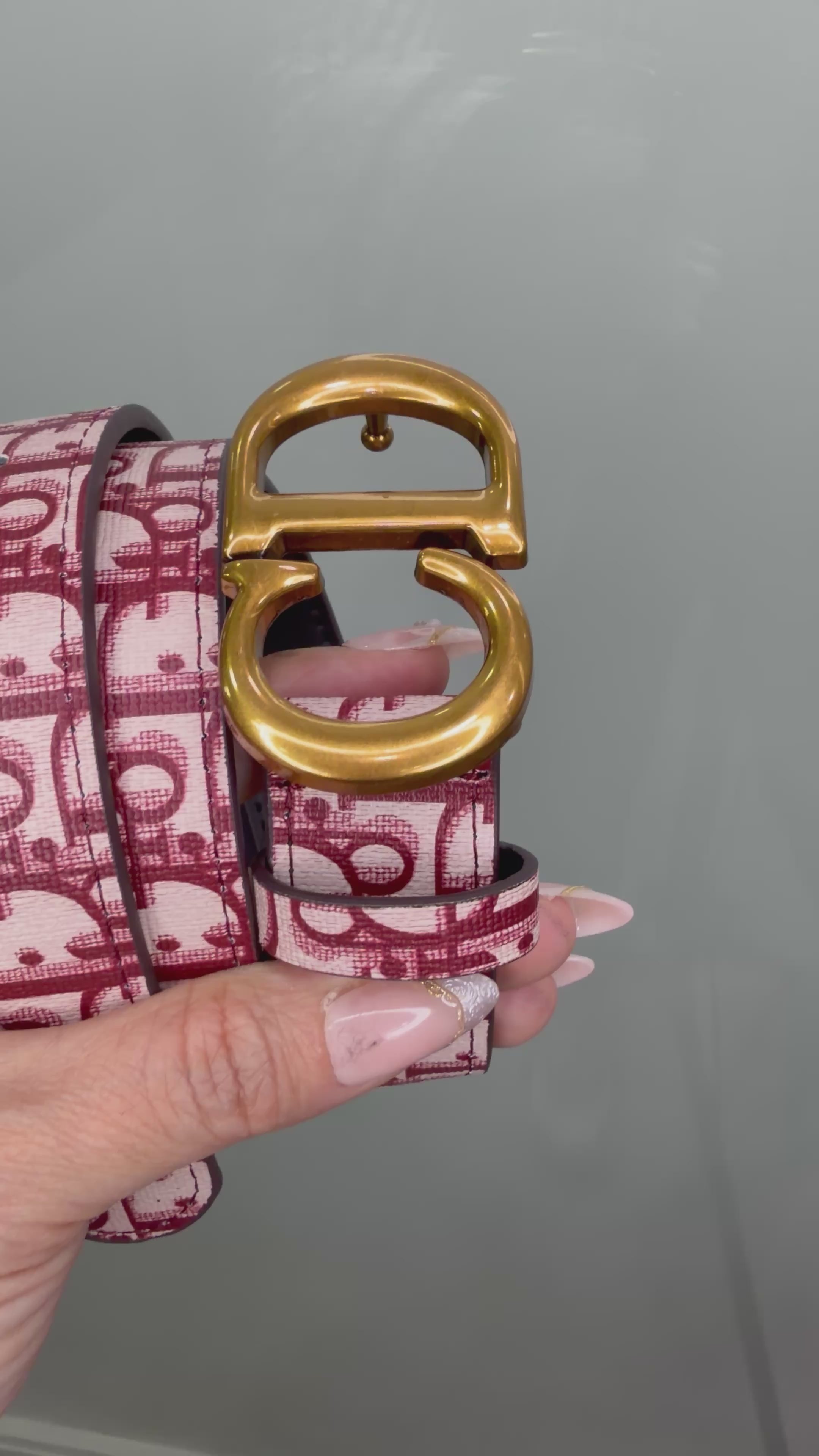 Luxe Monogram-Inspired Statement Fashion Belt