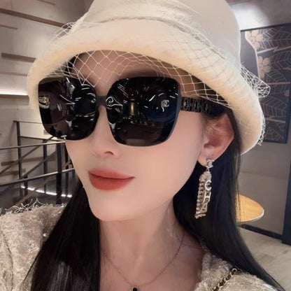 ⭐Oversized Black Square Polarized Sunglasses | UV400