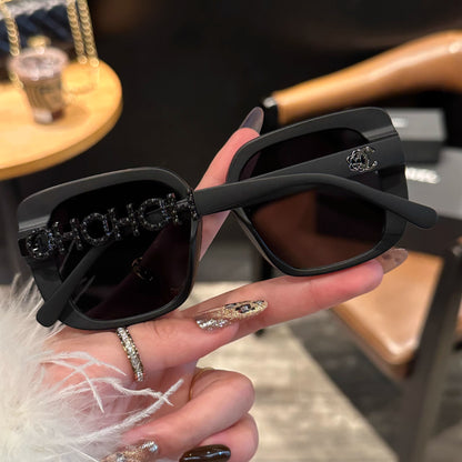 ⭐Oversized Black Square Polarized Sunglasses | UV400