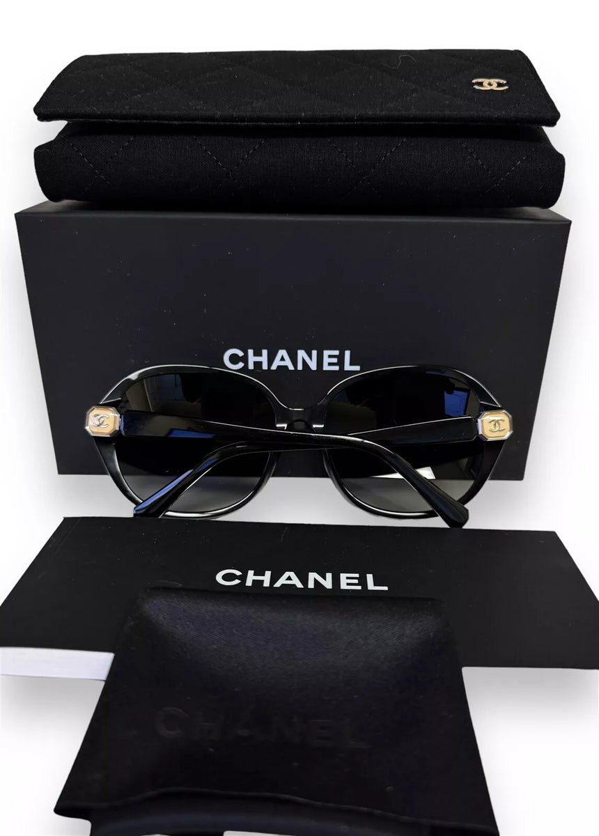 Chanel Cocomark Logo Oversized Sunglasses - Clairely Amazing