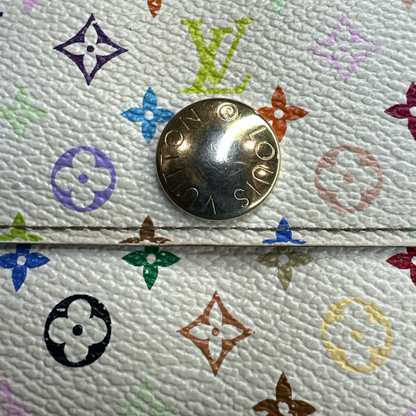 Louis Vuitton 2012 Multicolore Monogram Pattern Sarah Wallet