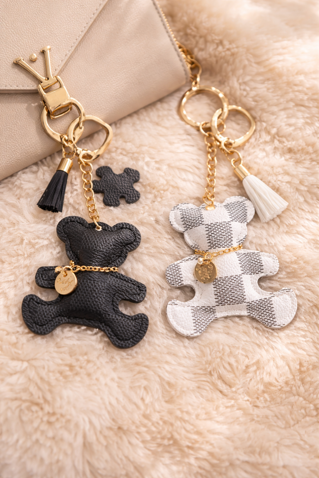 Fashion Teddy Bear Keychain & Bag Charm