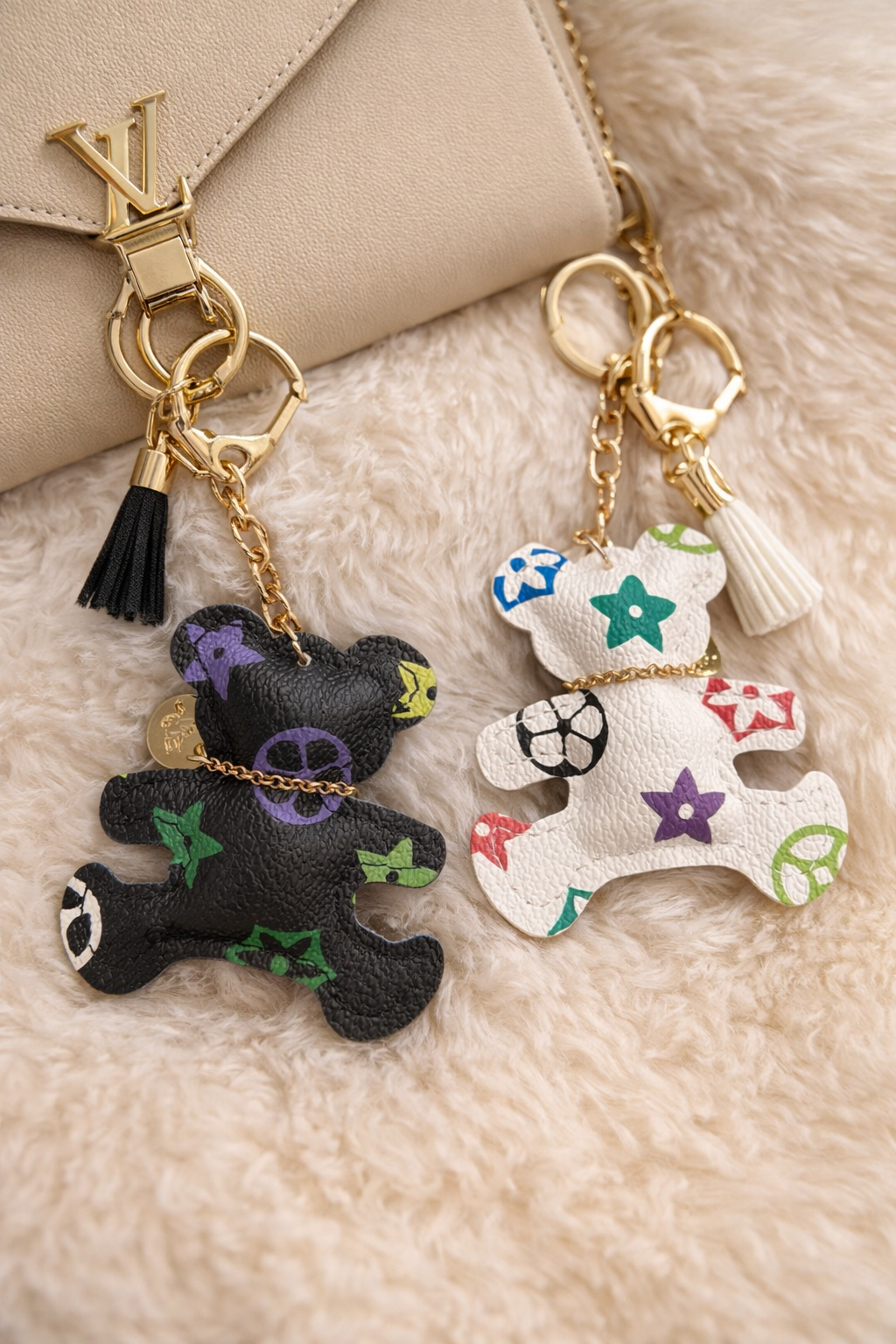 Fashion Teddy Bear Keychain & Bag Charm