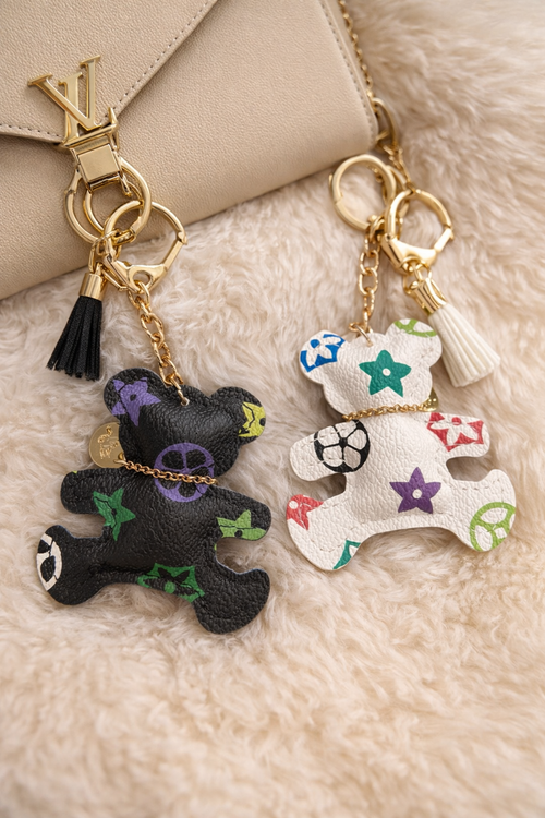 Fashion Teddy Bear Keychain & Bag Charm