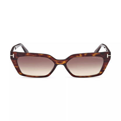 Tom Ford Winona Cat Eye Brown Sunglasses - Clairely Amazing