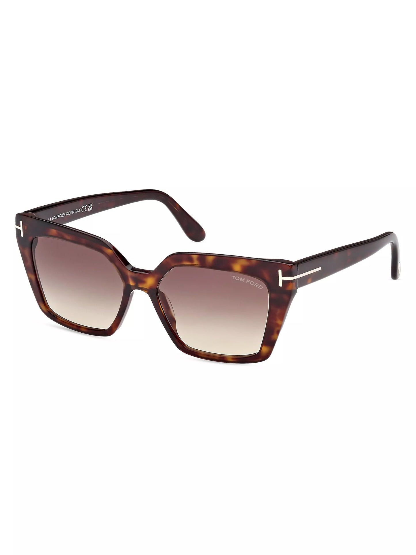Tom Ford Winona Cat Eye Brown Sunglasses - Clairely Amazing