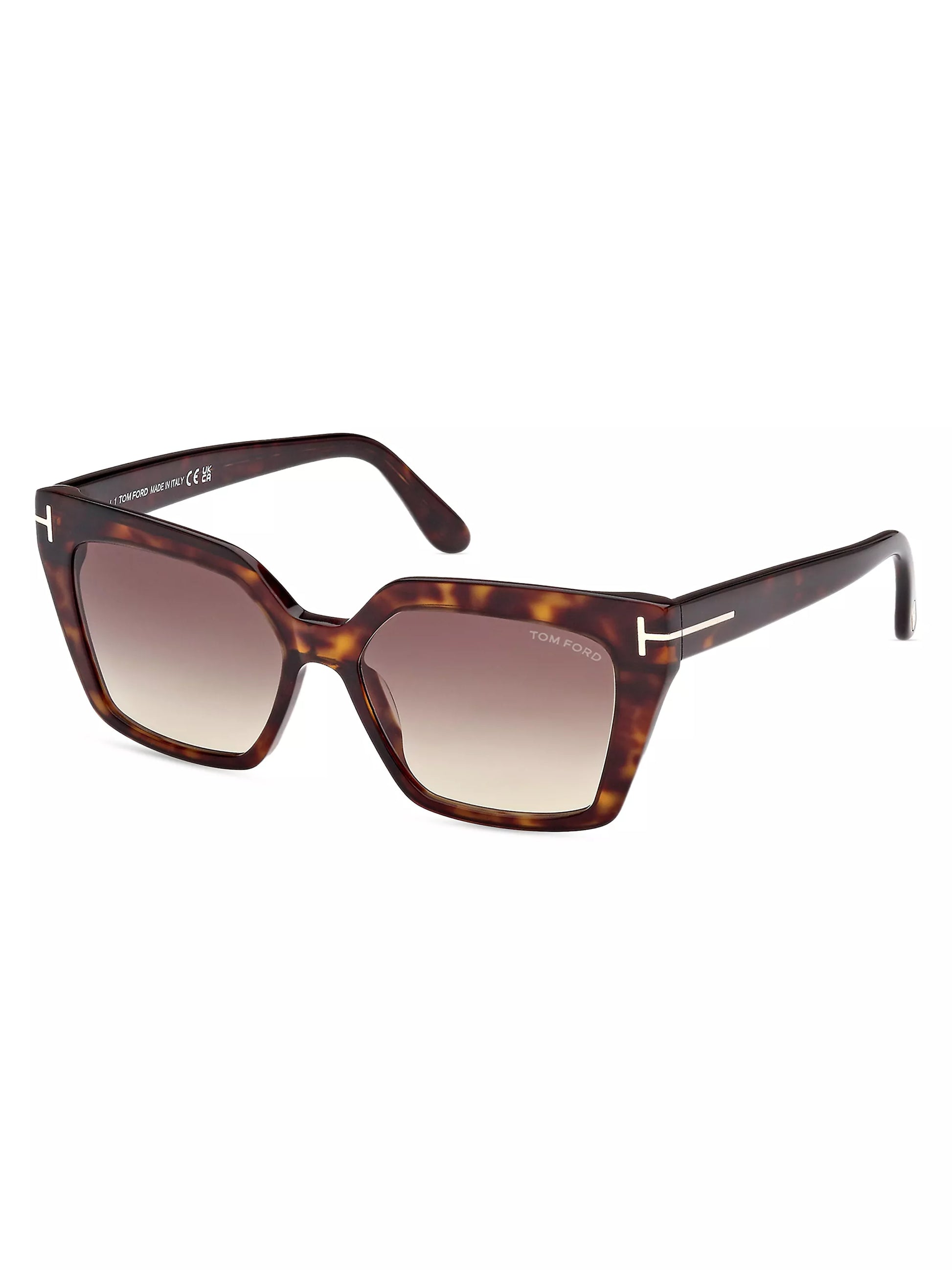 Tom Ford Winona Cat Eye Brown Sunglasses - Clairely Amazing