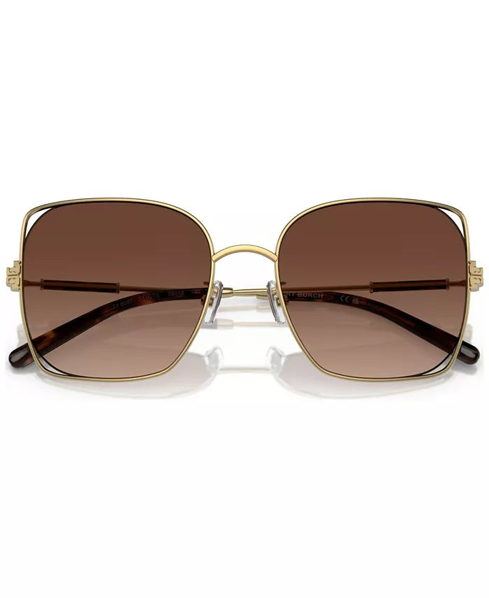 Tory Burch Brown/Gold Polarized Sunglasses - Clairely Amazing