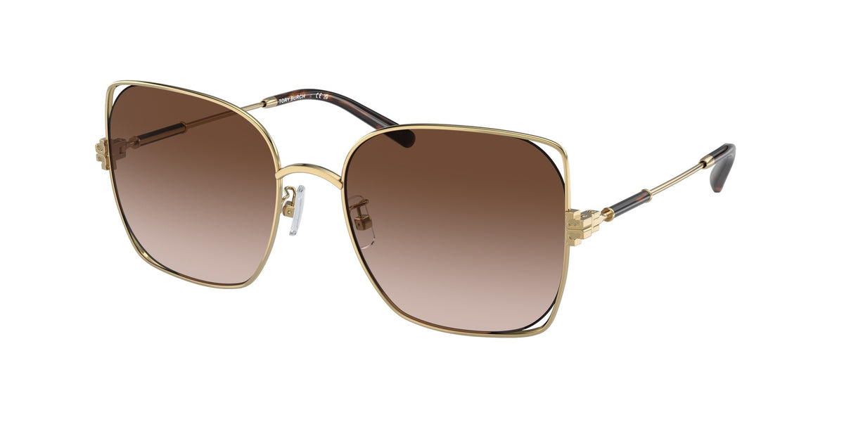 Tory Burch Brown/Gold Polarized Sunglasses - Clairely Amazing