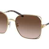 Tory Burch Brown/Gold Polarized Sunglasses - Clairely Amazing