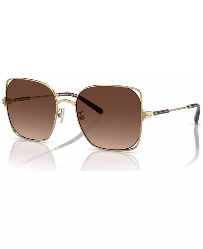 Tory Burch Brown/Gold Polarized Sunglasses - Clairely Amazing